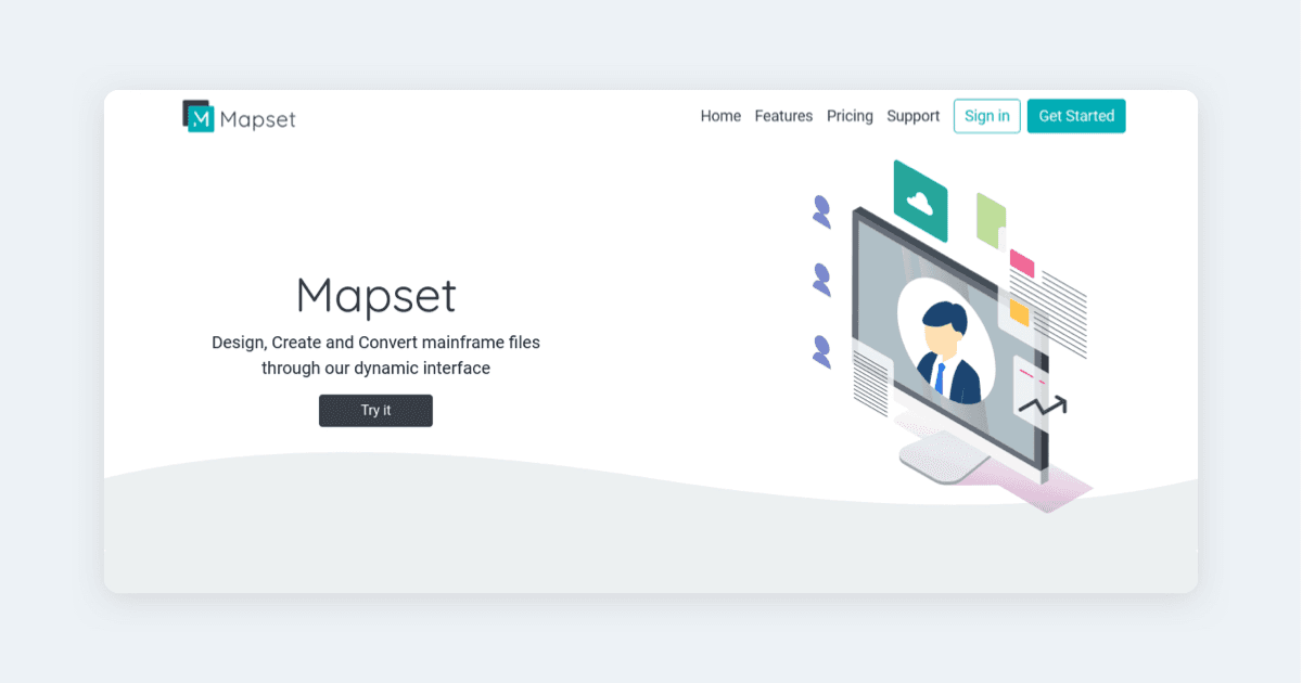 Mapset: Design, Create and Convert mainframe files through our dynamic interface
